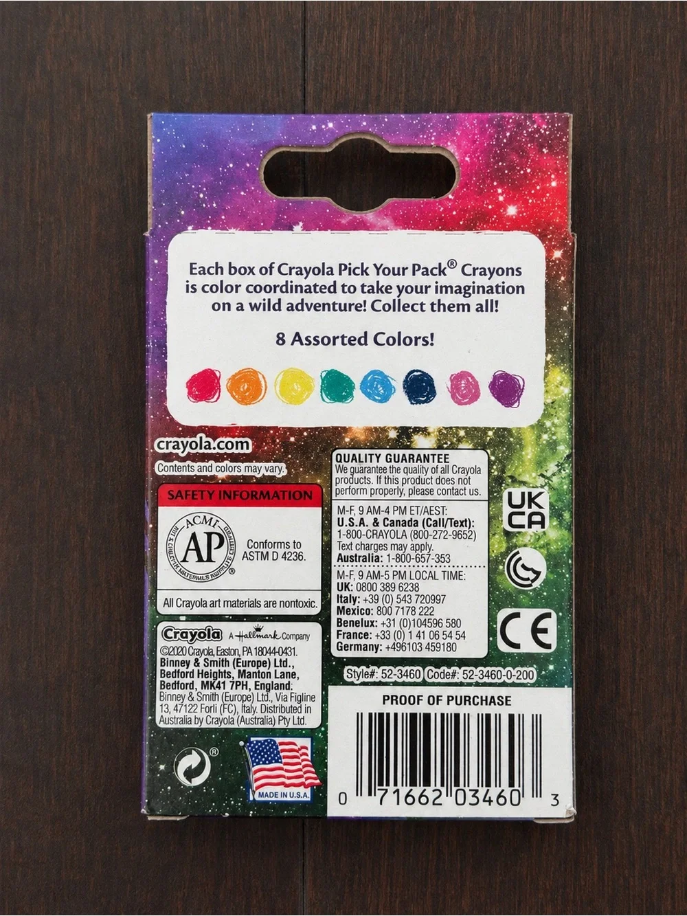 Crayola Cosmic Crayons - Multicolor Pack (Purple Box)